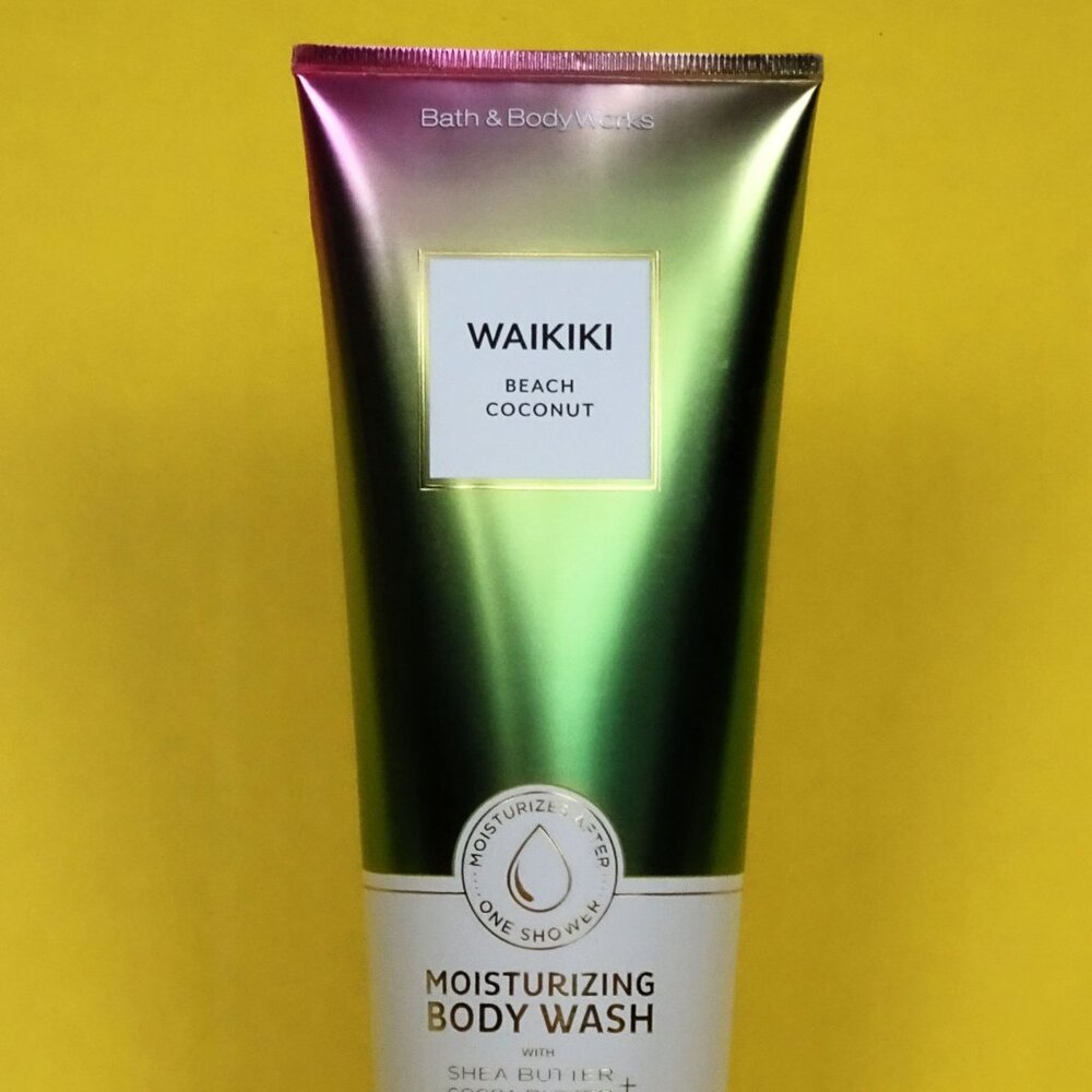 Bath & Body Works Waikiki Beach Coconut Beachy Body Wash 10 oz Liquid Soap Cream